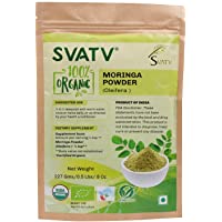 Los mejores  - Polvo de Moringa SVATV (polvo de hoja de Moringa Oleifera) 1-2 LB- 08 oz- 227g USDA certificado